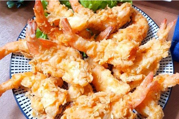 Udang Goreng Tepung Menggulung